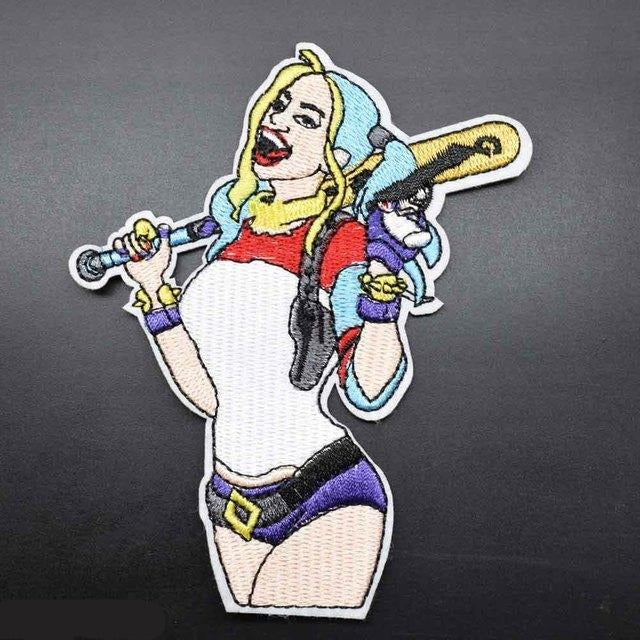 Harley Quinn 'Baseball Bat | Gun' Embroidered Patch