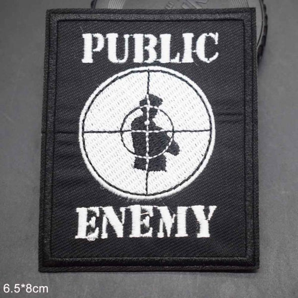 Music 'Public Enemy' Embroidered Patch