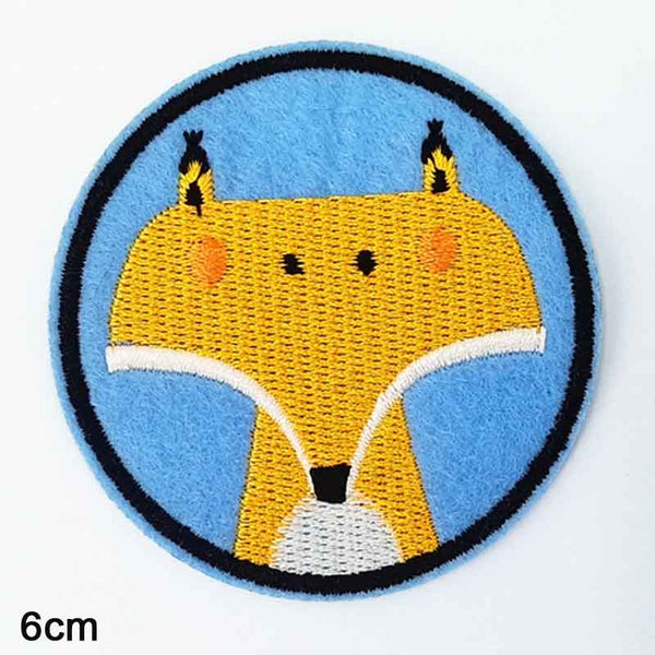 Cute Fox Embroidered Patch