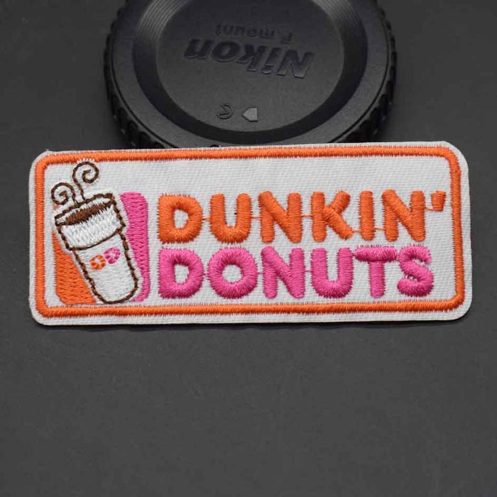 Food 'Dunkin' Donuts' Embroidered Patch