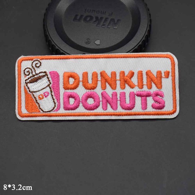 Food 'Dunkin' Donuts' Embroidered Patch