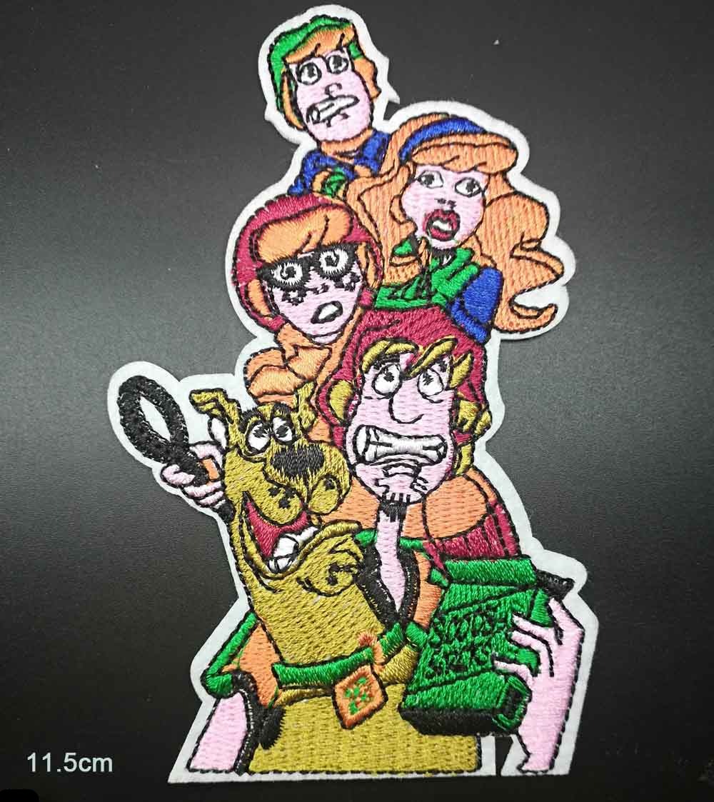 Scooby Doo With Gang Frightened Embroidered Patch