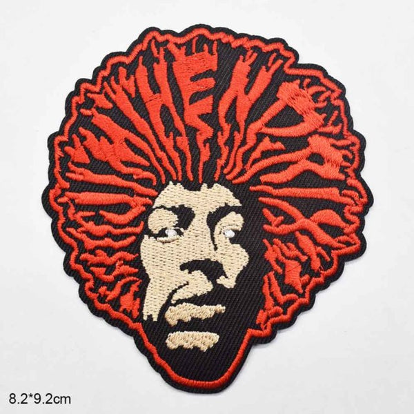 Music 'Jimi Hendrix' Embroidered Patch