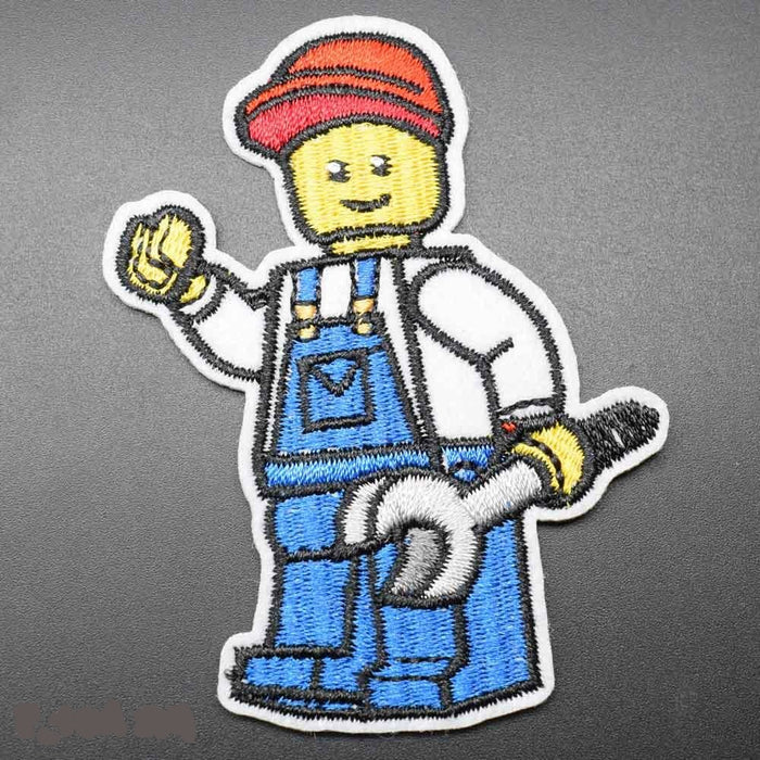 The Lego Movie 'Wally Mechanic' Embroidered Patch