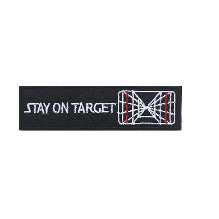 Star Wars 'Stay On Target' Embroidered Velcro Patch