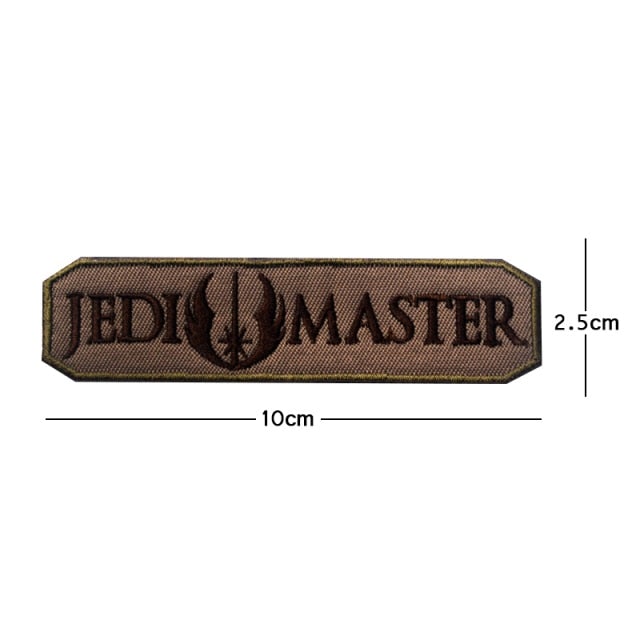 Star Wars 'Jedi Master| 6.0' Embroidered Velcro Patch