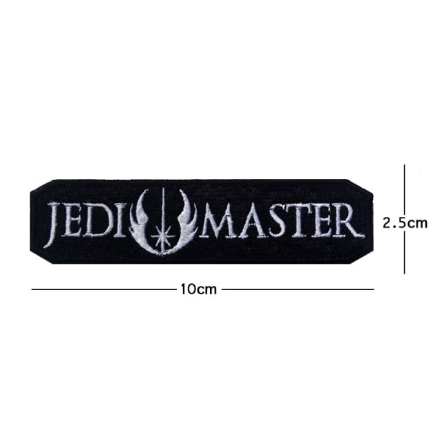 Star Wars 'Jedi Master | 4.0 ' Embroidered Velcro Patch