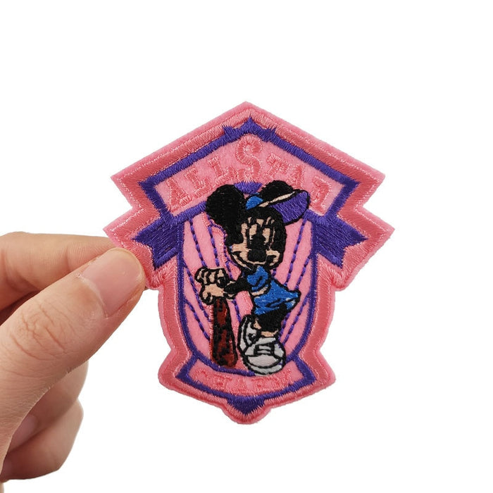 Minnie Mouse 'All Star' Embroidered Patch