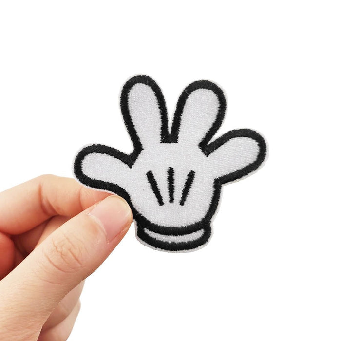 Mickey Mouse 'Hand' Embroidered Patch
