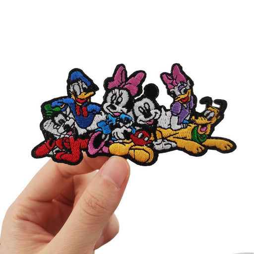 Mickey Mouse 'Holding Flowers' Embroidered Patch — Little Patch Co