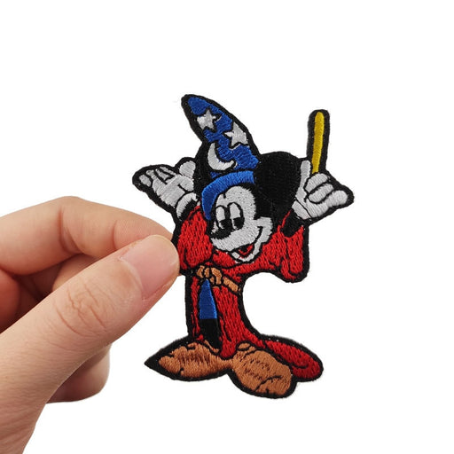 Mickey Mouse 'Happy' Embroidered Patch — Little Patch Co