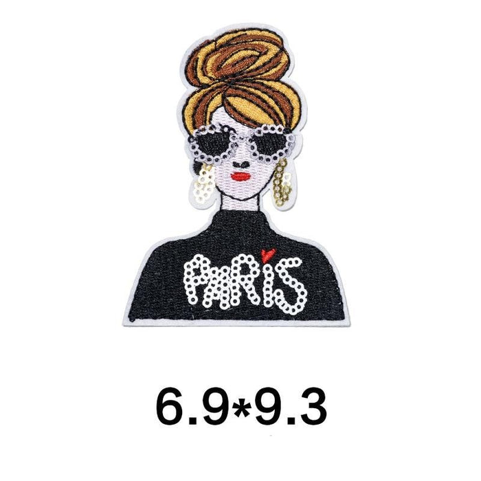 Fashion Trend 'Paris' Embroidered Patch