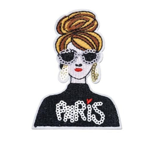 Fashion Trend 'Paris' Embroidered Patch