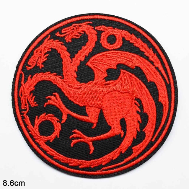 Game of Thrones 'Targaryen | Fire and Blood' Embroidered Patch