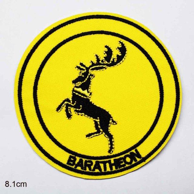 Game of Thrones 'Baratheon' Embroidered Patch