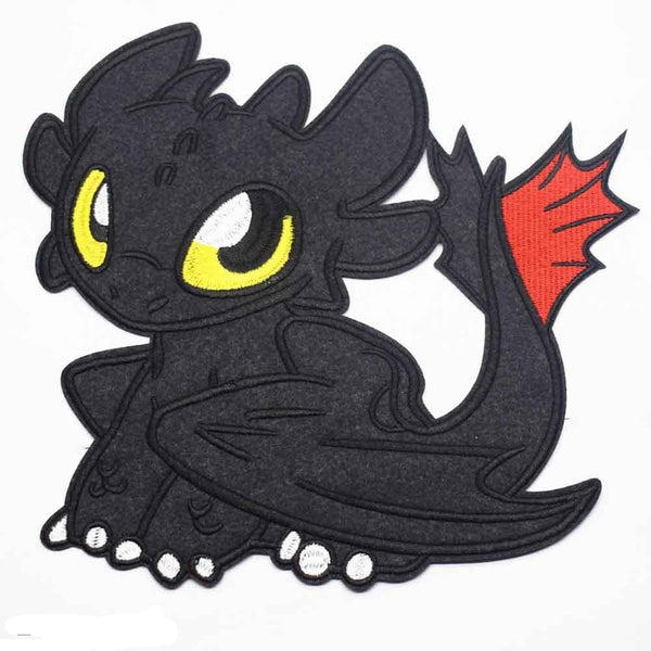 How to Train Your Dragon 'Toothless' Embroidered Patch