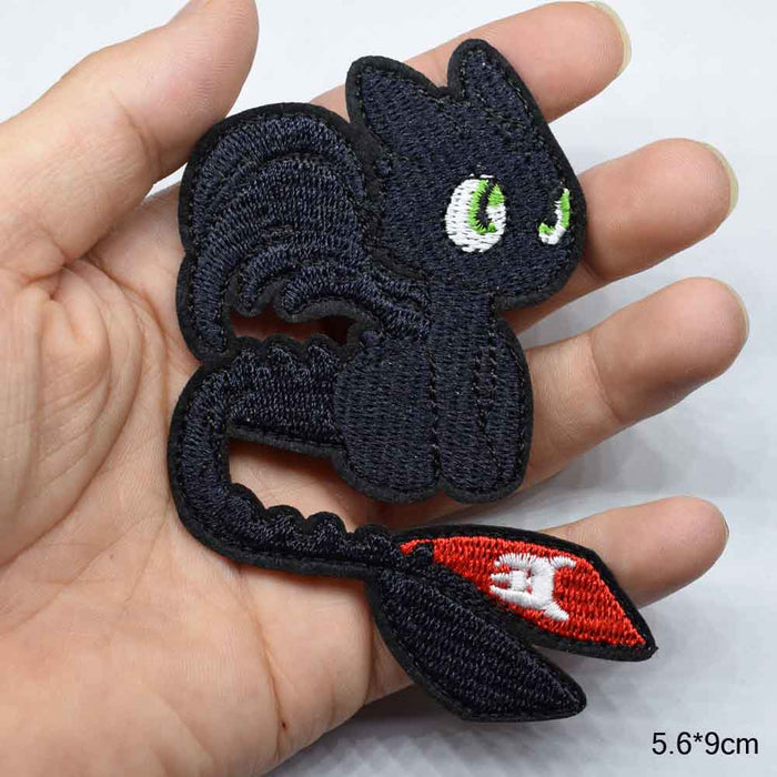 How to Train Your Dragon 'Baby Toothless' Embroidered Patch