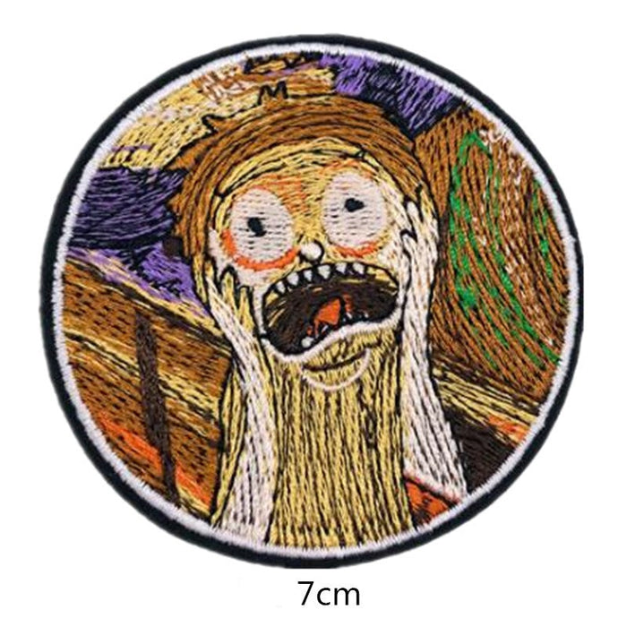 Rick and Morty 'Morty | Screaming' Embroidered Patch