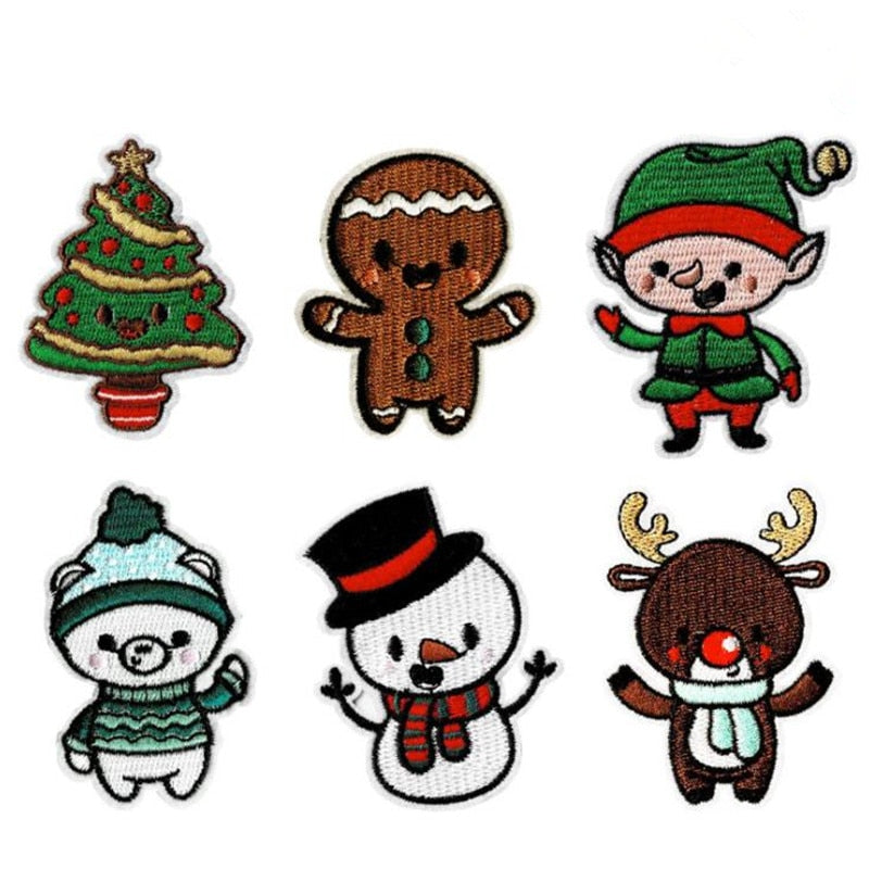 Christmas 'Festive Tree 3.0' Embroidered Patch