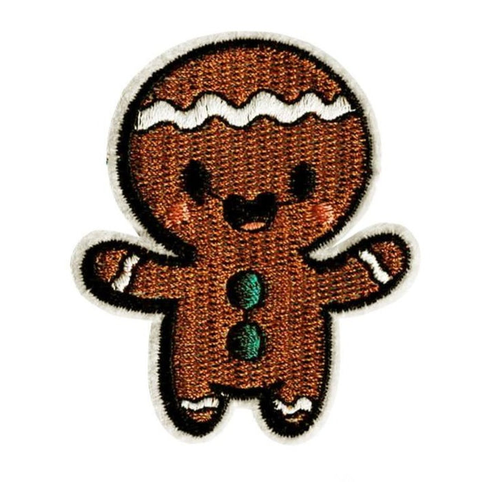 Christmas 'Ginger Bread | Excited' Embroidered Patch