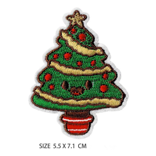 Christmas 'Festive Tree 3.0' Embroidered Patch