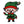 Load image into Gallery viewer, Christmas &#39;Elf | Waving&#39; Embroidered Patch
