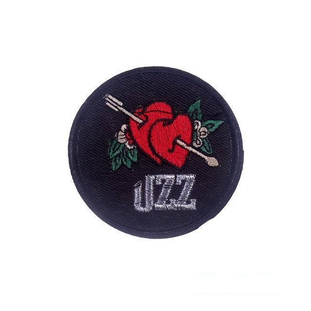 Motorcycle 'Buzz' Embroidered Patch