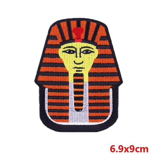 Egyptian 'Alpha Sphinx Head' Embroidered Patch