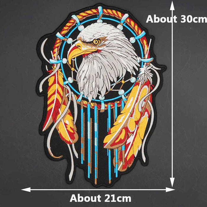 Cool 'Eagle Dream Catcher' Embroidered Patch