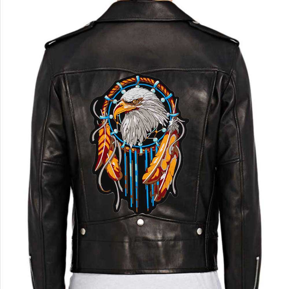 Cool 'Eagle Dream Catcher' Embroidered Patch