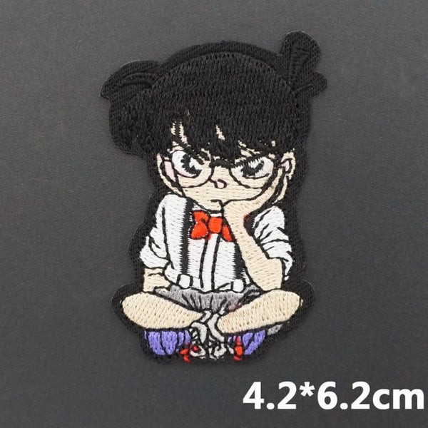 Detective Conan 'Shinichi | Worried' Embroidered Patch