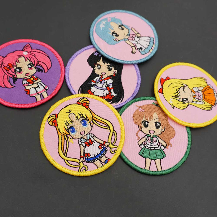Sailor Moon 'Young Sailor Mercury' Embroidered Velcro Patch