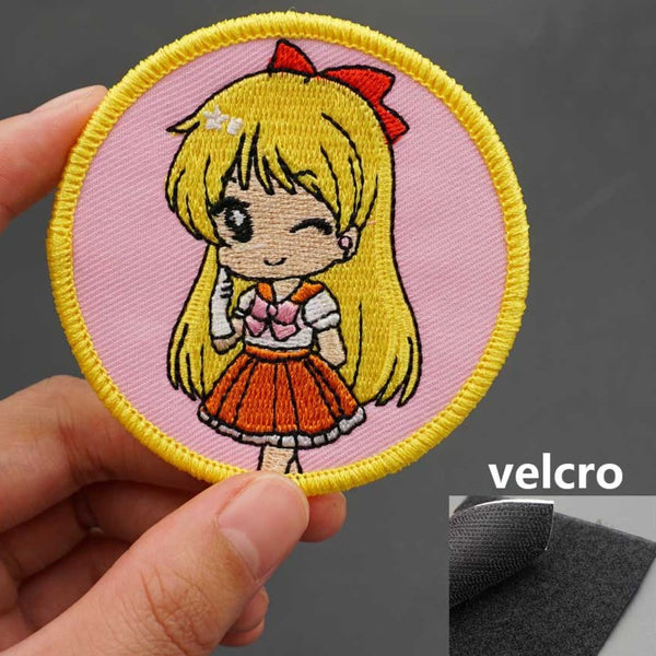 Sailor Moon 'Young Sailor Venus' Embroidered Velcro Patch