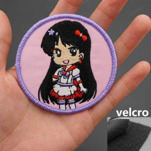 Sailor Moon 'Young Sailor Mars' Embroidered Velcro Patch