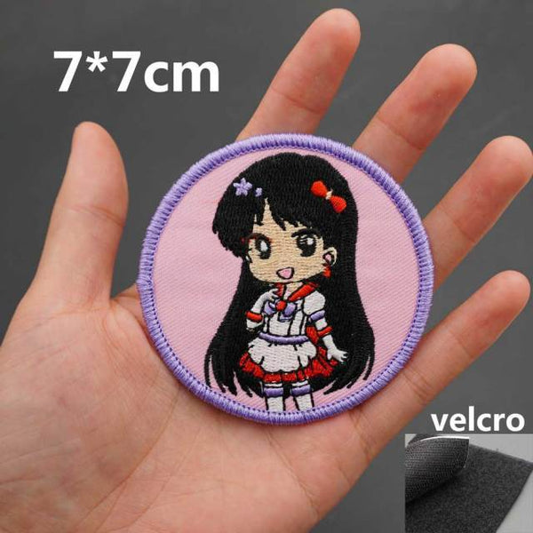 Sailor Moon 'Young Sailor Mars' Embroidered Velcro Patch