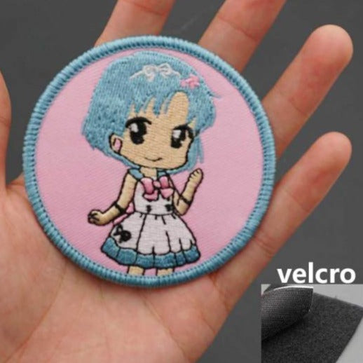 Sailor Moon 'Young Sailor Mercury' Embroidered Velcro Patch