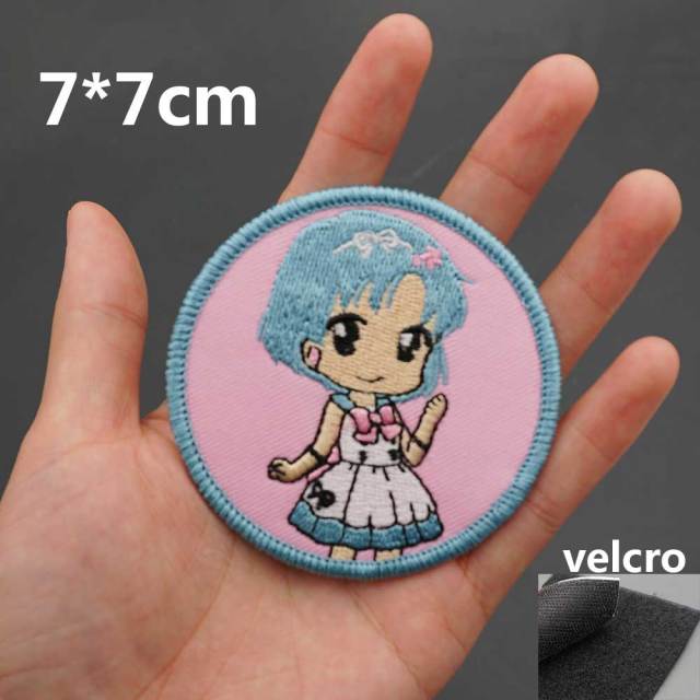 Sailor Moon 'Young Sailor Mercury' Embroidered Velcro Patch