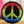 Load image into Gallery viewer, &#39;Peace Symbol | Rainbow&#39; Embroidered Patch
