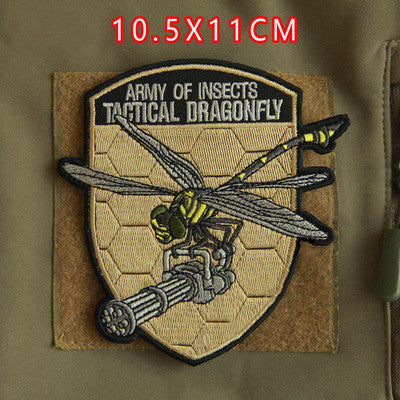 Army of Insects 'Dragonfly' Embroidered Velcro Patch