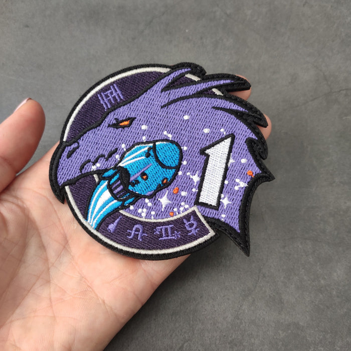 SPACEX 'Crew 1' Embroidered Velcro Patch