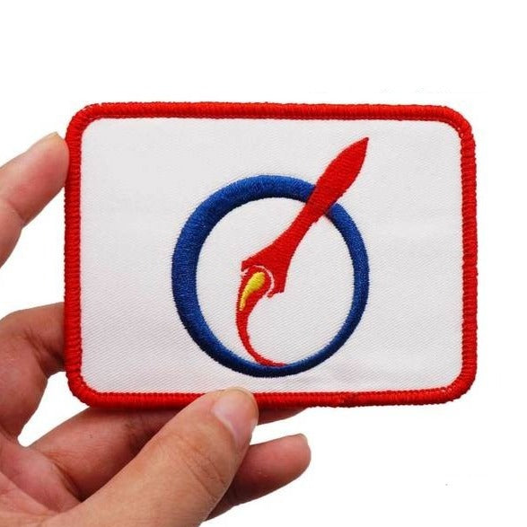 Lightyear 'Space Rocket Logo' Embroidered Velcro Patch