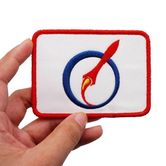 Lightyear 'Space Rocket Logo' Embroidered Velcro Patch