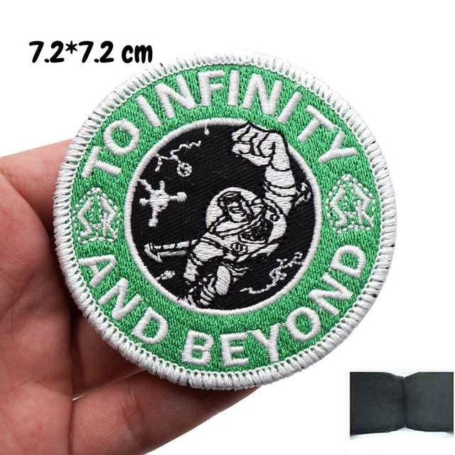 Lightyear  'To Infinity and Beyond' Embroidered Velcro Patch