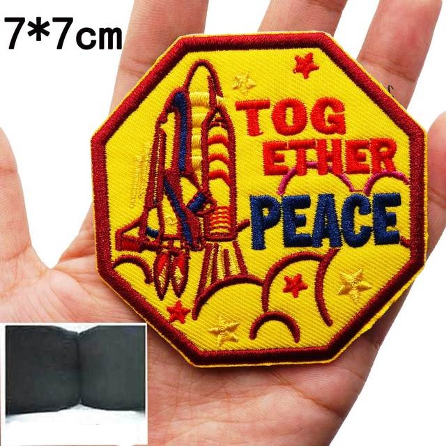 Lightyear 'Together Peace' Embroidered Velcro Patch