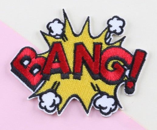 Comic Bubble 'Bang!' Embroidered Patch