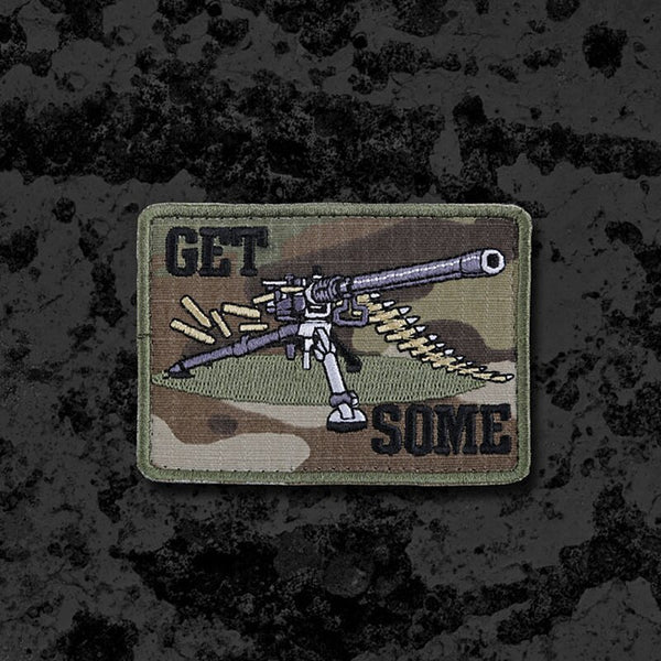 Firearm 'Get Some' Embroidered Velcro Patch