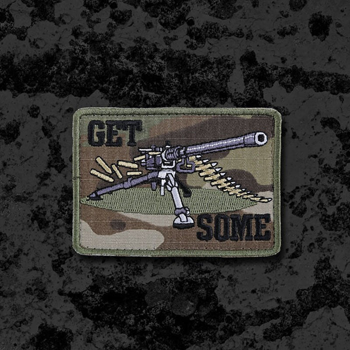 Firearm 'Get Some' Embroidered Velcro Patch