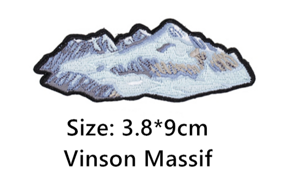 Seven Summits 'Vinson Massif' Embroidered Velcro Patch