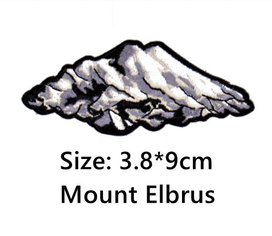 Seven Summits 'Mount Elbrus' Embroidered Velcro Patch