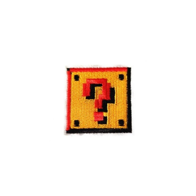 Super Mario Bros. 'Coin Box' Embroidered Patch